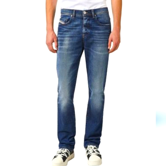 Diesel Waykee Regular Straight Leg Jeans Medium Fade Wash Sz 30x32 - Picture 1 of 16